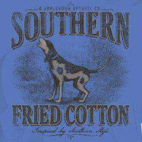 Howling in Style Pocket Tee in Flo Blue by Southern Fried Cotton - Country Club Prep