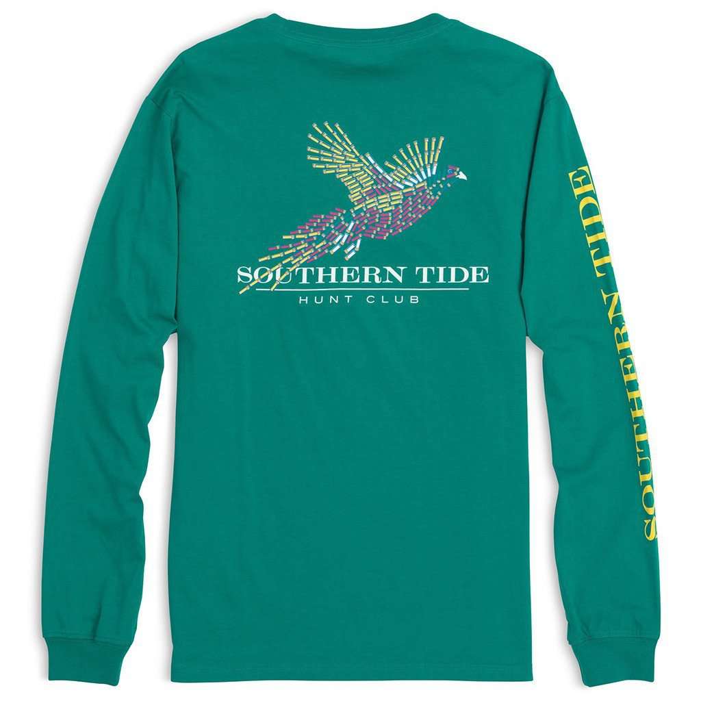 Hunt Club Long Sleeve Tee in Bluegrass by Southern Tide - Country Club Prep