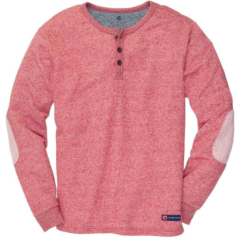 Hunter Henley in Rhubarb Red by Southern Proper - Country Club Prep