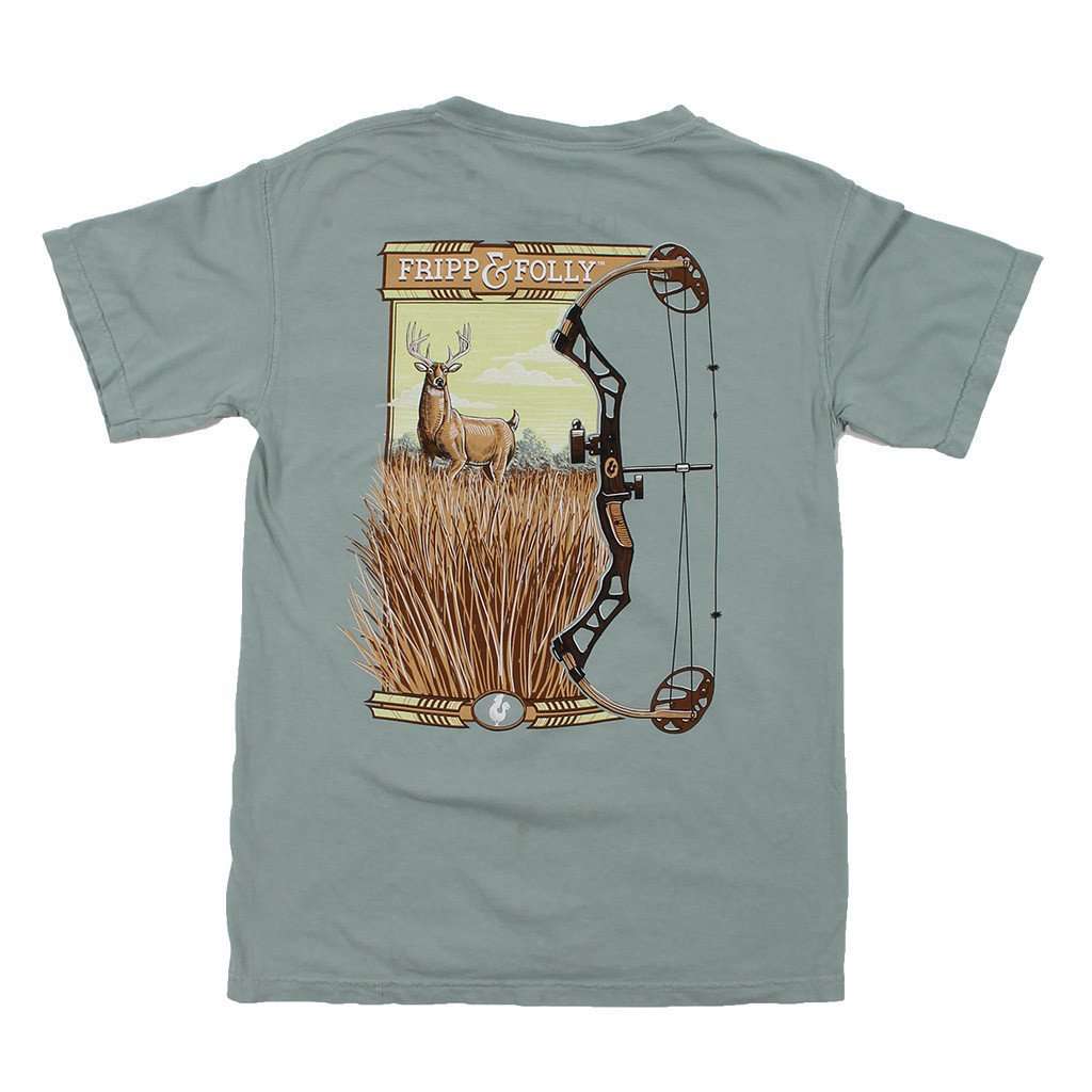 Hunting Bow Deer Tee in Bay by Fripp & Folly - Country Club Prep