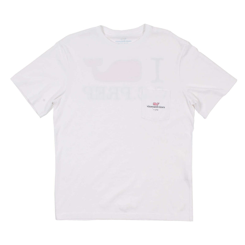 I Whale CC Prep Tee Shirt in White Cap by Vineyard Vines - Country Club Prep