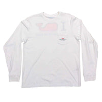 I Whale Country Club Prep Long Sleeve Tee in White by Vineyard Vines - Country Club Prep