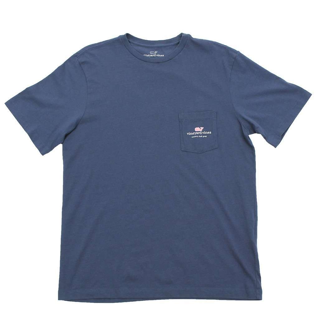 I Whale Country Club Prep Tee in Blue Blazer by Vineyard Vines - Country Club Prep