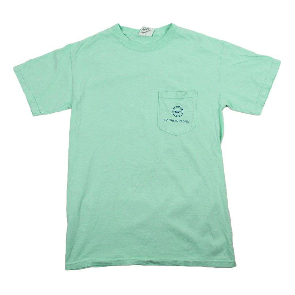 If The Shoe Fits Tee in Minty Fresh Green by Southern Proper & CCP - Country Club Prep