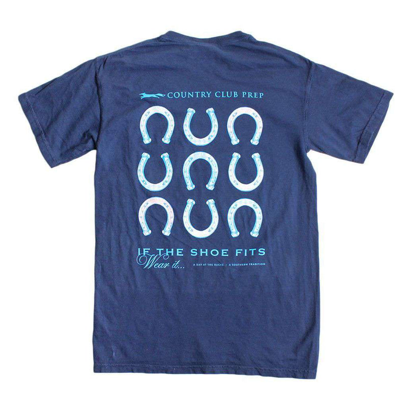 If The Shoe Fits Tee in Navy by Southern Proper & CCP - Country Club Prep