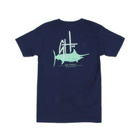 Initial Logo Tee in Deep Blue by Guy Harvey - Country Club Prep