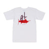 Initial Logo Tee in White by Guy Harvey - Country Club Prep