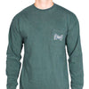 InnovativelyTraditional Long Sleeve Tee Shirt in Green by the Frat Collection - Country Club Prep
