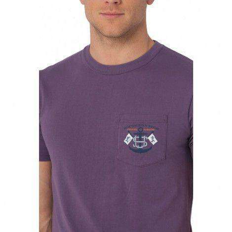 Intracoastal Waterway Tee in High Sea Purple by Southern Tide - Country Club Prep