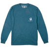 It Flies, It Dies Long Sleeve Pocket Tee in Lake Blue by Rowdy Gentleman - Country Club Prep