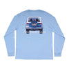 Jeep Back C.C. Prep Long Sleeve Tee Shirt in Jake Blue by Vineyard Vines - Country Club Prep