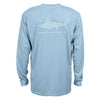 Jigfish Performance Sun Shirt in Sky Blue by AFTCO - Country Club Prep