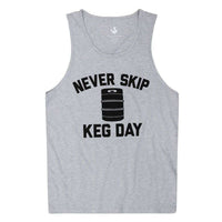 Keg Day Tank Top in Dark Grey by Rowdy Gentleman - Country Club Prep