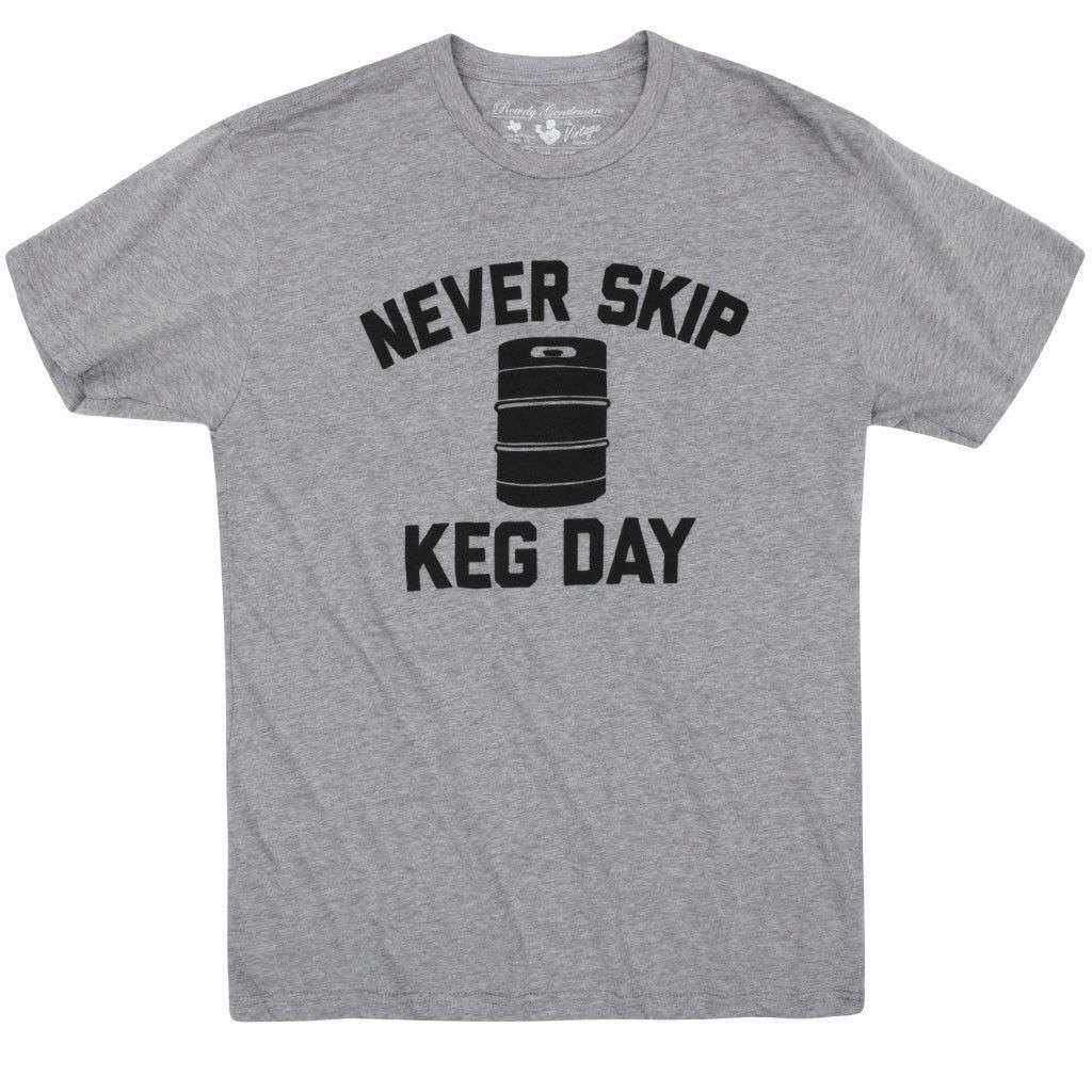 Keg Day Vintage Tee Shirt in Dark Grey by Rowdy Gentleman - Country Club Prep