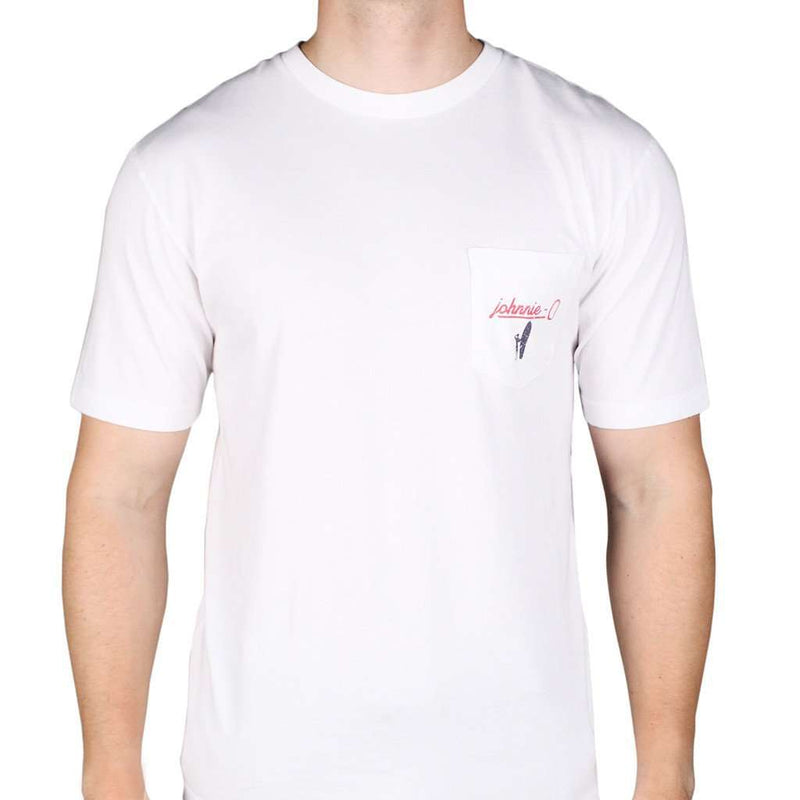 Ketch Graphic Tee in White by Johnnie-O - Country Club Prep