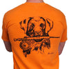 Lab and Rod Original Watercolor Tee in Burnt Orange by WM Lamb & Son - Country Club Prep