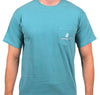 Lacrosse Tee in Mint Blue by Fripp & Folly - Country Club Prep