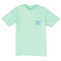 Lacrosse Tee Shirt in Offshore Green by Southern Tide - Country Club Prep