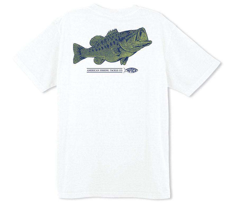 Large and In Charge T-Shirt in White by AFTCO - Country Club Prep