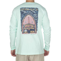 Lifestyle on Point Long Sleeve Tee Shirt in Mint by Southern Point Co. - Country Club Prep