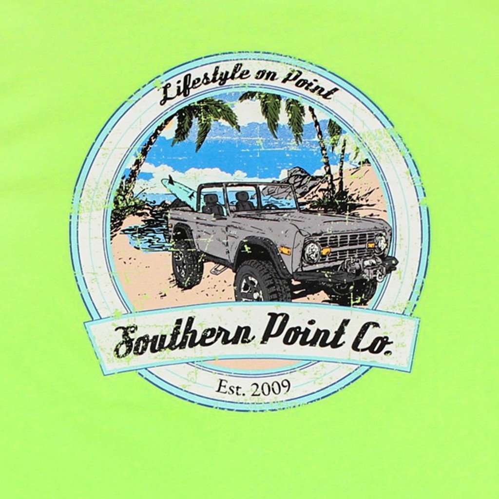 Lifestyle On Point Tee in Pear Green by Southern Point Co. - Country Club Prep