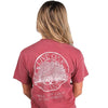 Live Oak Logo Short Sleeve Pocket Tee in Brick by Live Oak - Country Club Prep