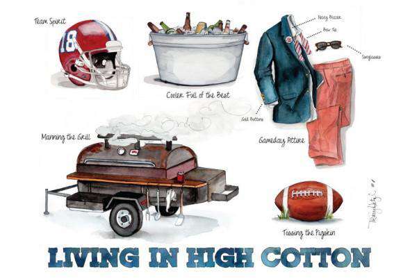 Living in High Cotton: Tailgate Edition Tee by High Cotton - Country Club Prep