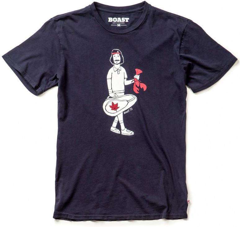 Lobsterman Tee in Navy by Boast - Country Club Prep