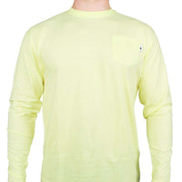 Logo Mallard Shirt in Yellow by The Mallard - Country Club Prep