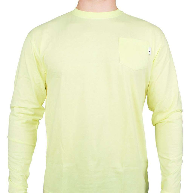 Logo Mallard Shirt in Yellow by The Mallard - Country Club Prep