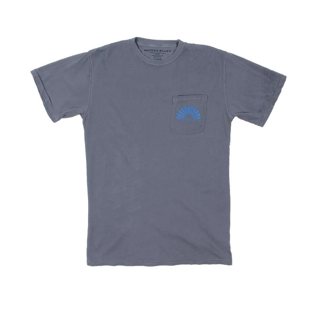 Logo Tee in Granite by Waters Bluff - Country Club Prep