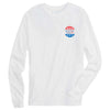 Long Sleeve Election Tee Shirt in Classic White by Southern Tide - Country Club Prep