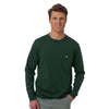 Long Sleeve Embroidered Pocket Tee in Alligator Green by Southern Tide - Country Club Prep