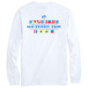 Long Sleeve Nautical Flags Tee Shirt in Classic White by Southern Tide - Country Club Prep