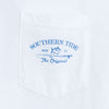 Long Sleeve Original Boathouse Tee in Classic White by Southern Tide - Country Club Prep