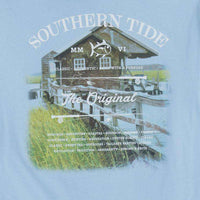 Long Sleeve Original Boathouse Tee in Sky Blue by Southern Tide - Country Club Prep