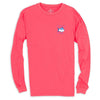 Long Sleeve Original Skipjack Tee Shirt in Ember Glow by Southern Tide - Country Club Prep