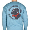 Long Sleeve Original Tee in Retro Blue by Southern Proper - Country Club Prep