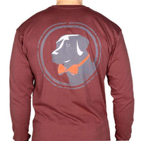 Long Sleeve Original Tee in Rust Red by Southern Proper - Country Club Prep