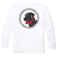 Long Sleeve Original Tee in White by Southern Proper - Country Club Prep