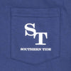 Long Sleeve Outlined Skipjack Tee in Blue Night by Southern Tide - Country Club Prep