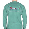 Longshanks Long Sleeve Tee Shirt in Seafoam by Country Club Prep - Country Club Prep