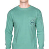 Longshanks Long Sleeve Tee Shirt in Seafoam by Country Club Prep - Country Club Prep