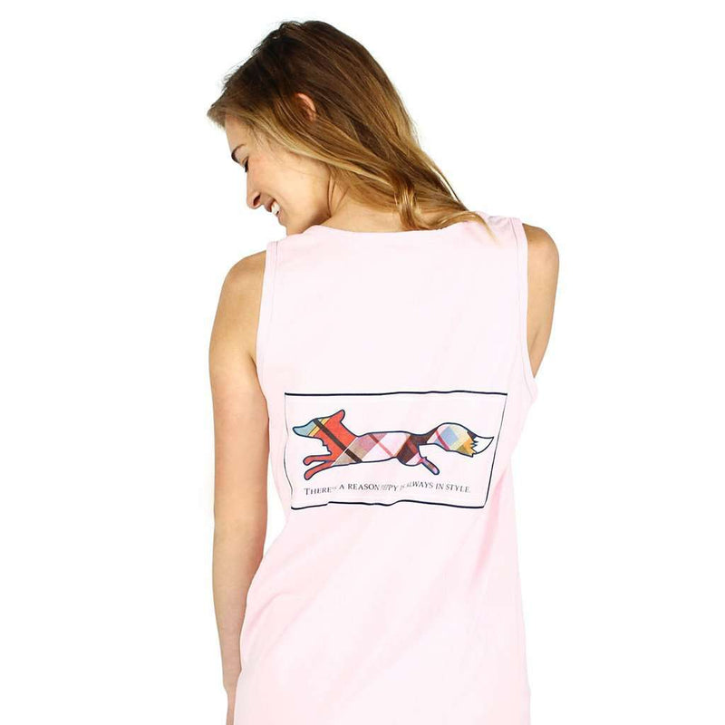 Longshanks Tank Top in Blossom Pink by Country Club Prep - Country Club Prep