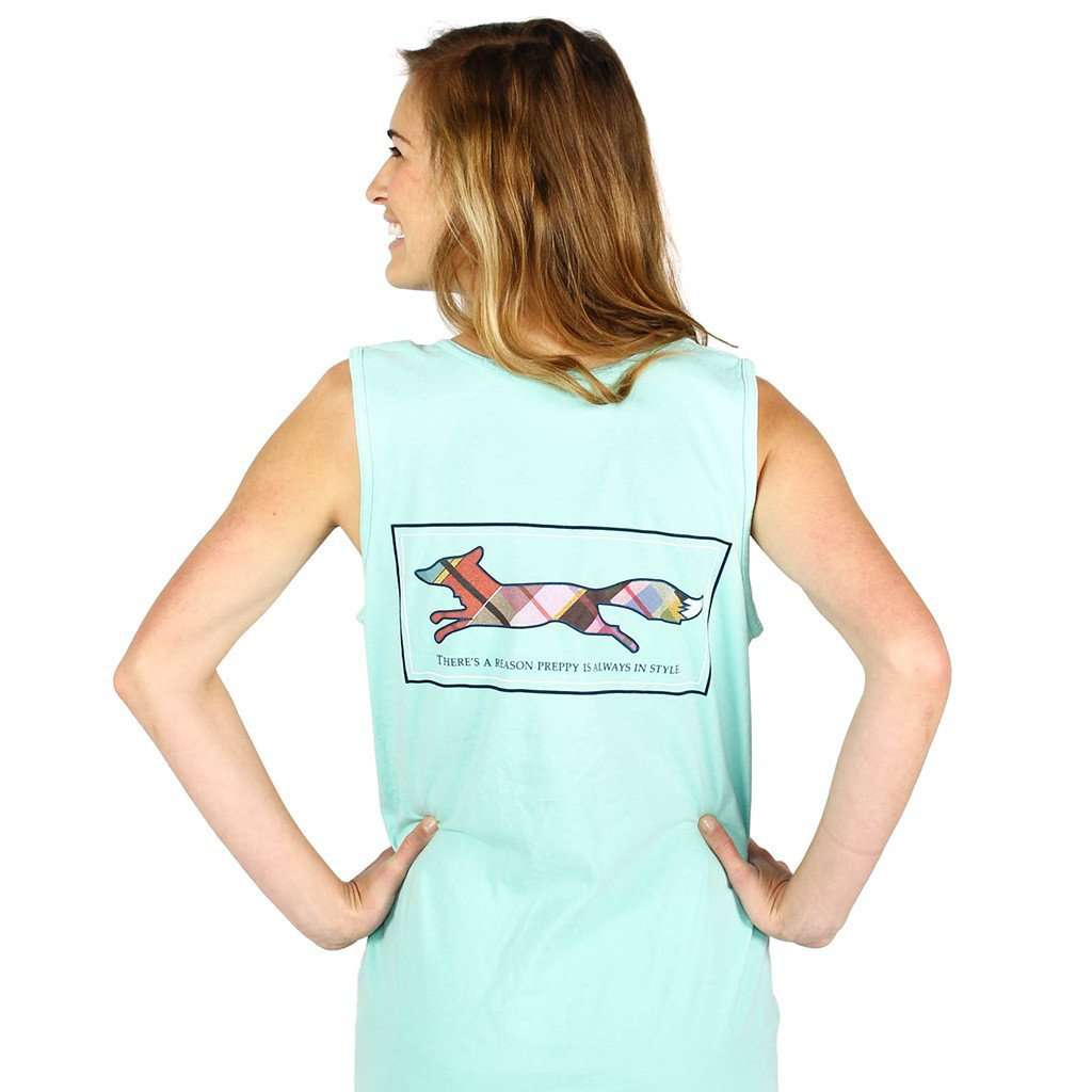 Longshanks Tank Top in Island Reef Green by Country Club Prep - Country Club Prep