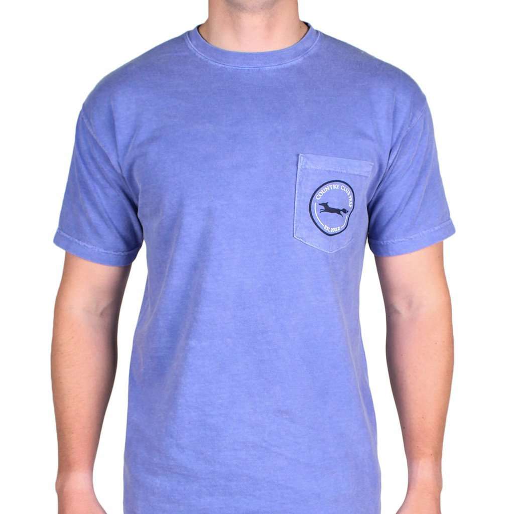 Longshanks Tee Shirt in Flo Blue by Country Club Prep - Country Club Prep
