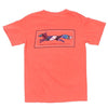 Longshanks Tee Shirt in Neon Red Orange by Country Club Prep - Country Club Prep