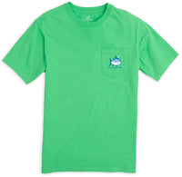 Luck of the Skipjack Pocket Tee Shirt in Irish Green by Southern Tide - Country Club Prep