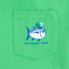 Luck of the Skipjack Pocket Tee Shirt in Irish Green by Southern Tide - Country Club Prep
