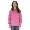 Madras Golf Cart Long Sleeve Tee in Crunchberry by Country Club Prep - Country Club Prep